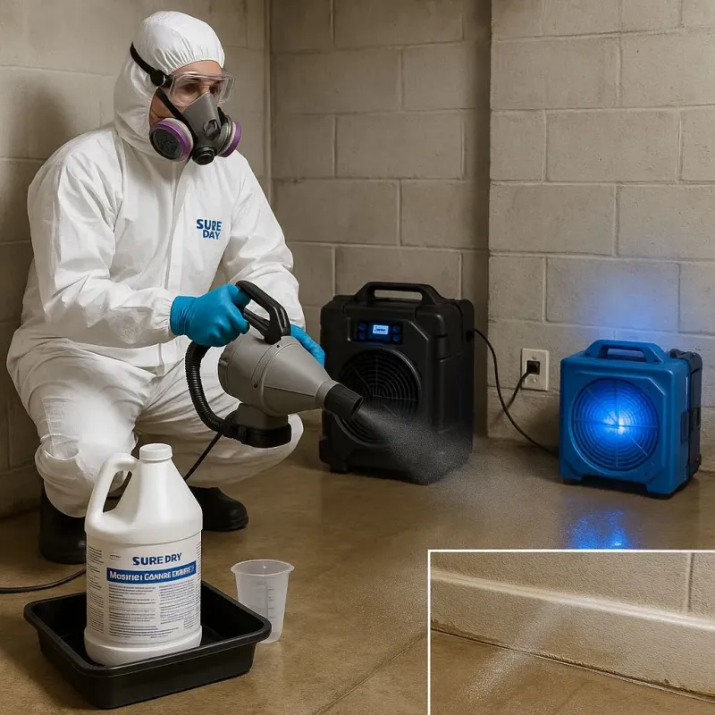 Sanitization and Odor Removal process in Aguas Claras, PR