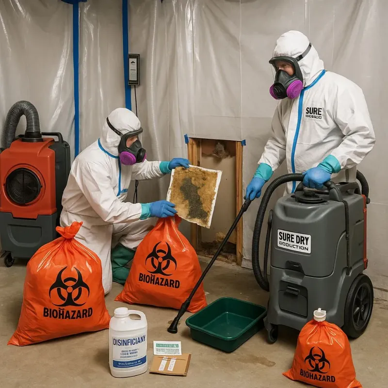 Contaminated Water Handling Protocols process in Aguas Claras, PR